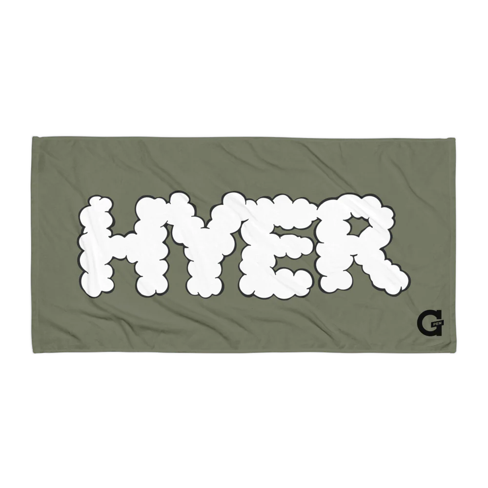 G Pen "Hyer Clouds" Towel