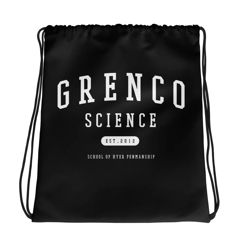 G Pen "Hyer Penmanship" Drawstring Bag